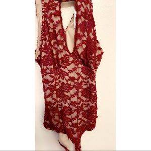 Red bodysuit “Code Havana Night”